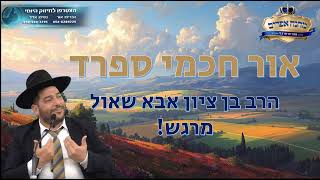 אור חכמי ספרד-הרב בן ציון מרגש!- הרב אפרים שרבני (הרב אפרים שרבני) - התמונה מוצגת ישירות מתוך אתר האינטרנט יוטיוב. זכויות היוצרים בתמונה שייכות ליוצרה. קישור קרדיט למקור התוכן נמצא בתוך דף הסרטון