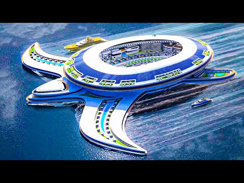 Saudi Arabia Is Building The Largest Ship || Floating City Looks Like A Giant Sea Turtle 🐢 ||