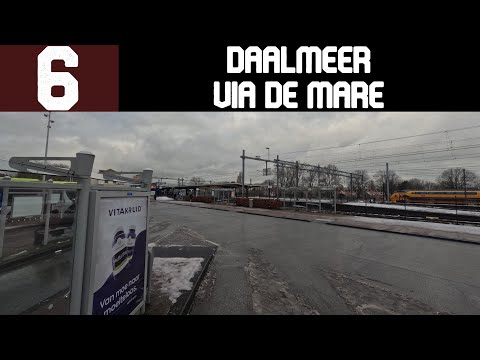 4K Bus Driver POV | Lijn 6 Alkmaar Station - Daalmeer v.v.