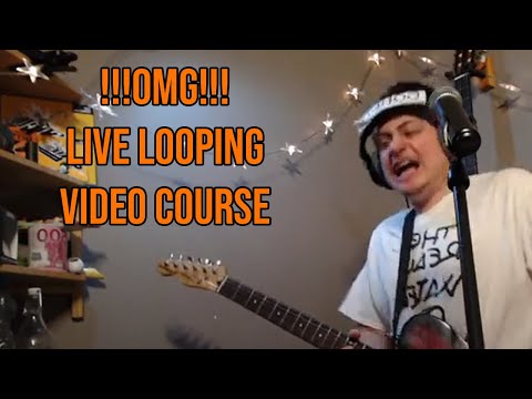 LIVE LOOPING COURSE WORK IN PROGRESS - Live Stream Live Disco Funk Music RT$1MLN - EPISODE 65