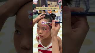 Download lagu 🌸Paint your baby's face with a rainbow#makeup #art  #painting mp3