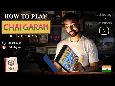 How to Play Chai Garam by Dice toy Labs (English) Basic + Advanced version //Chai and Games