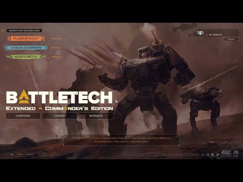 New Start More Mechs + More Map Lets Play (BattleTech Extended Commanders Edition Ep1)