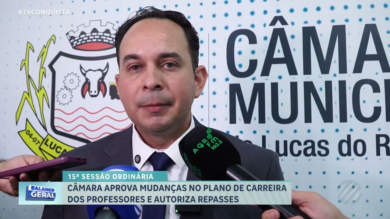 Câmara aprova mudanças para professores e amplia apoio social em Lucas do Rio Verde
