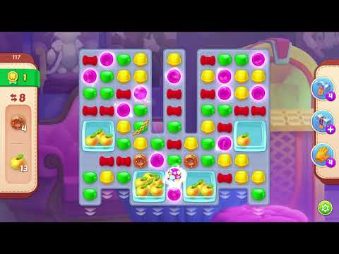 Homescapes level 117 - 18 Moves No Boosters 🏡 Gameplay Walkthrough Playrix