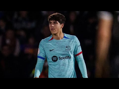 16-Years-Old Pau Cubarsi DEBUT for Barcelona vs Unionistas (18/1/2024) | HD 1080i