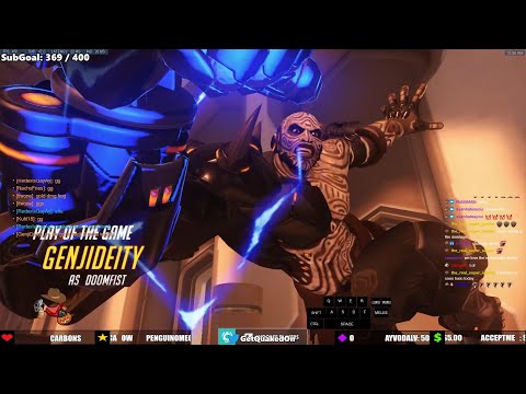 POTG! GetQuakedOn Doomfist Onetrick Overwatch Season 30 Top 500