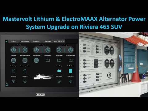 Lithium Power System Upgrade with CZone, Mastervolt, & ElectroMaax on Riviera 465 SUV