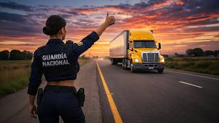 Camionero casado le dio un aventón a una joven policía de la Guardia Nacional… ¡y se enamoraron!