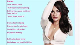 The Climb Glee Lyrics