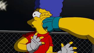MARGE DESAFIOU UM LUTADOR PROFISSIONAL DE MMA | OS SIMPSONS