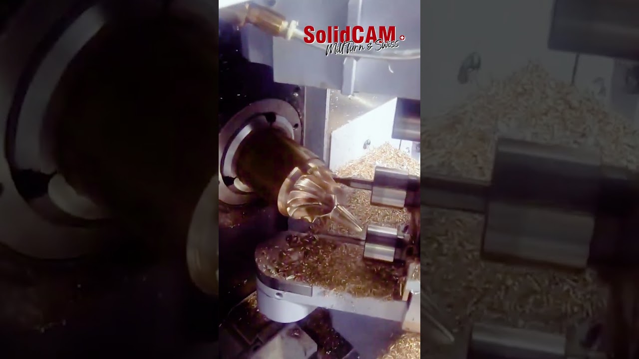 Swiss using impeller Machining