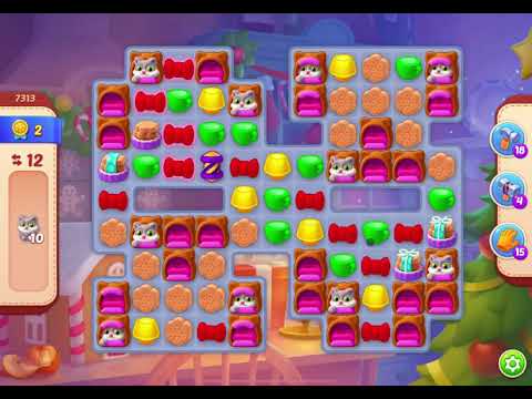 HomeScapes Level 7313 no boosters (13 moves)