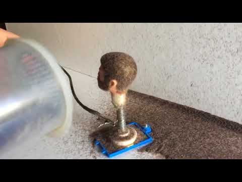 Reflocking Action Man Head in Slow Motion