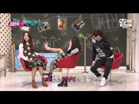 150204 하니의 발가락셀카 Hani, Famous  The Foot  Selfie