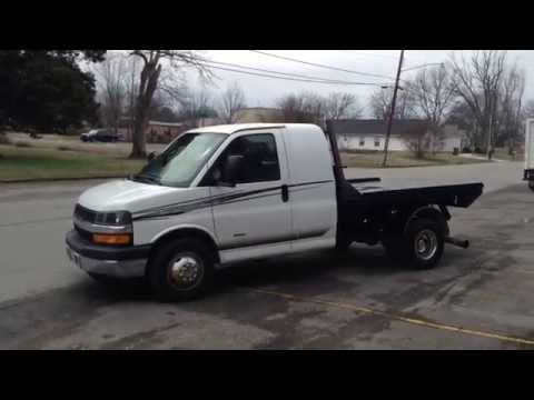 2009 CHEVROLET EXPRESS 3500 DURAMAX CUTAWAY WITH 5TH WHEEL / DUMP BODY