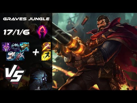 JUNGLE Graves vs Kindred - NA Grandmaster Patch 14.23