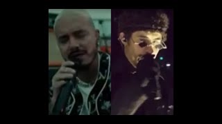 Bad Bunny en Concierto Virtual cantando "La Canción" con J Balvin