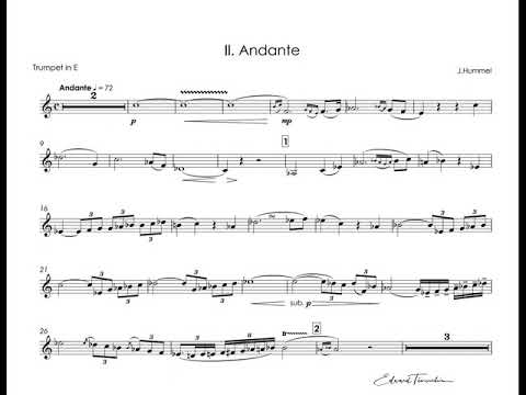 J. Hummel -Trumpet Concerto - Hakan Hardenberger trumpet E