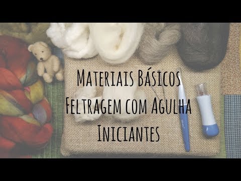 Needle Felting Basic Materials