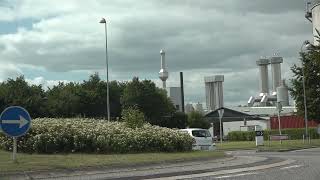 Car ride Køre ud i sommerlandene. Kjellerup - Skive UHD/4K /HDR Video 04
