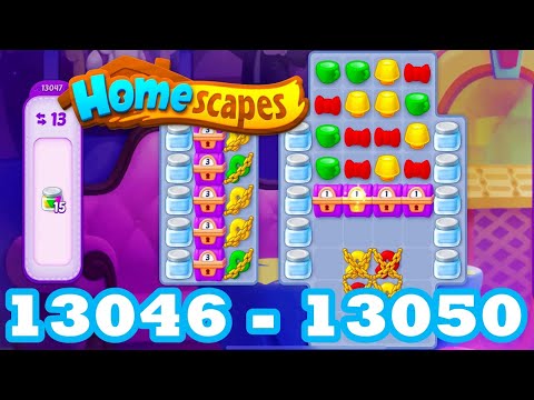 Homescapes Level 13046 - 13050 HD 3 - match puzzle Gameplay | android | IOS | 13047 | 13048 | 13049