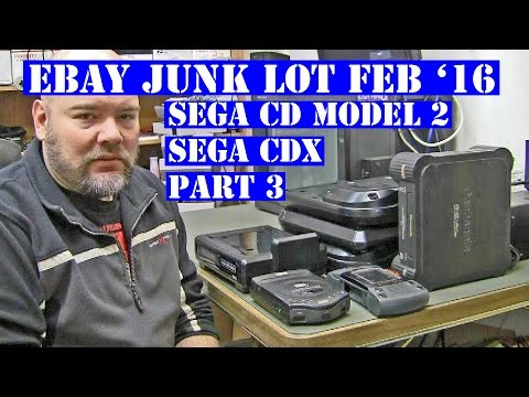 Ebay junk lot Feb '16 Pt 3- sega cd model 2 and CDX