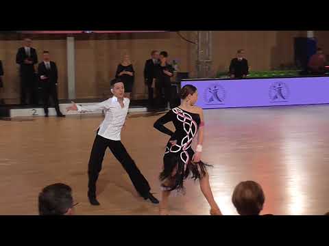Dominik Veverka - Aneta Zymová /MČR T10 2018/ Kojetín/ Junior I./ Finále/ Samba