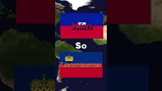Why do Haiti and Liechtenstein Have Such Similar Flags? - #shorts