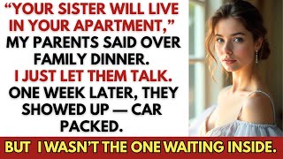 At Family Dinner, Parents Assigned My Sister to My Apartment — So I Let a Stranger Open the Door