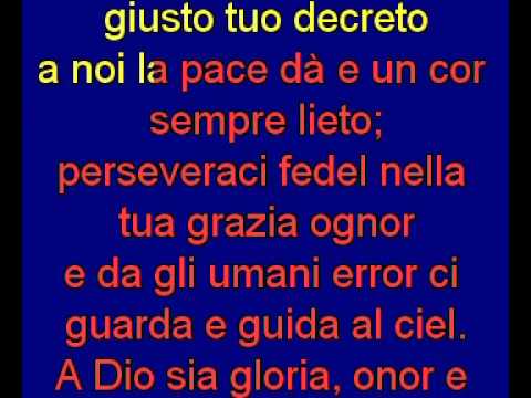 Siam grati a te, Signor