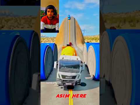 cars 7 Pepsi bollard hills crushed #yotubeshorts #shorts #beamngdrive