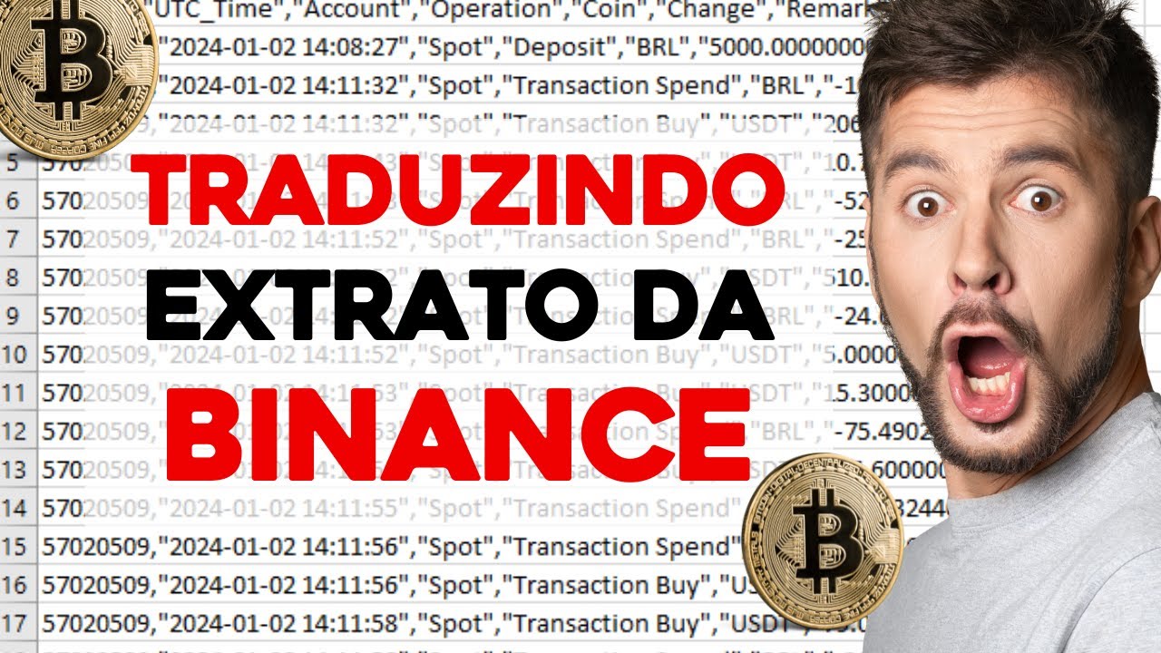 COMO ENTENDER O EXTRATO DA BINANCE PARA O IMPOSTO DE RENDA