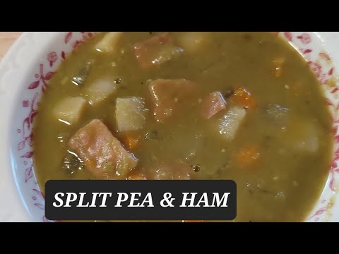 EASY CROCKPOT MEAL / SPLIT PEA & HAM