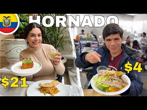 HORNADO EXPENSIVE VS CHEAP l Typical Ecuadorian food in Quito Ecuador 🇪🇨 - Geleocos