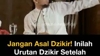 Download lagu jangan asal dzikir inilah urutan dzikir  setelah sholat sesuai dengan yg nabi ajarkan by adi hidayat mp3