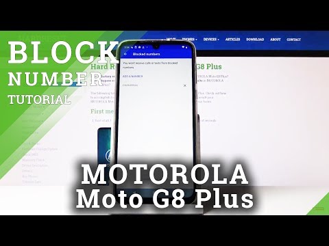 How to Block Number in MOTOROLA Moto G8 Plus – Block Calls & Texts
