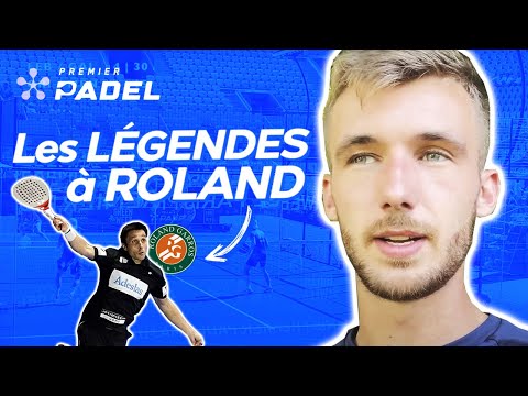 Devant les MEILLEURS JOUEURS de Padel du monde à Roland-Garros 😍