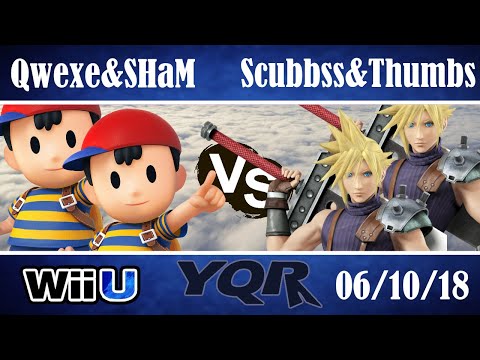 Qwexe & SHaM (B) vs. Scubbss & Thumbs (R) - Losers Rd 1 - YQR#8 WiiU Doubles