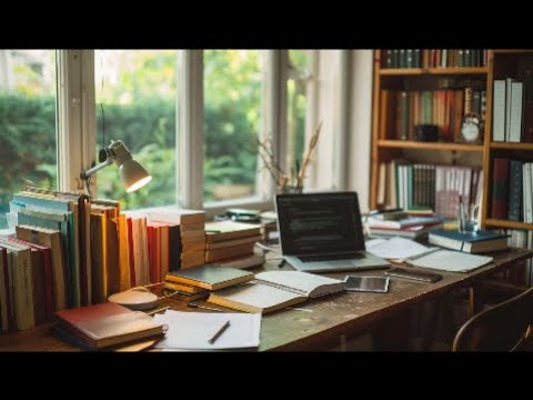 Focused Study Desk 40Hz Brain Music │ Lo-Fi Music for Long Sessions │ Calm, Alert, No Lyrics