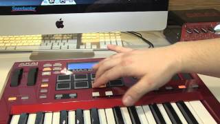 Video thumbnail for Akai MAX25 USB/MIDI/CV Keyboard Controller Overview - Sweetwater Sound at Winter NAMM 2013 by Sweetwater