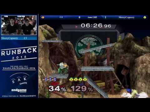 Runback 2016 Amateur LR5 - CJ (Sheik) vs SleezyCapeezy (Sheik)