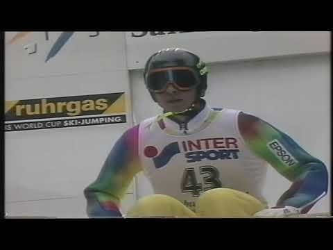 Noriaki Kasai - 121,5 m - 4HT Bischofshofen 6.01.1994