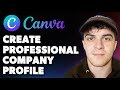 How To Create A Professional Company Profile In Canva Full 2025 Guide