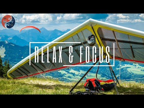 Relaxing music with hang glider flying over the skies 🪂 [Meditation music / music for sleeping]