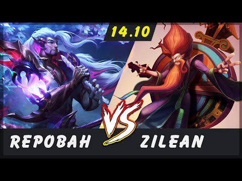 Repobah - Yasuo vs Zilean MID Patch 14.10 - Yasuo Gameplay