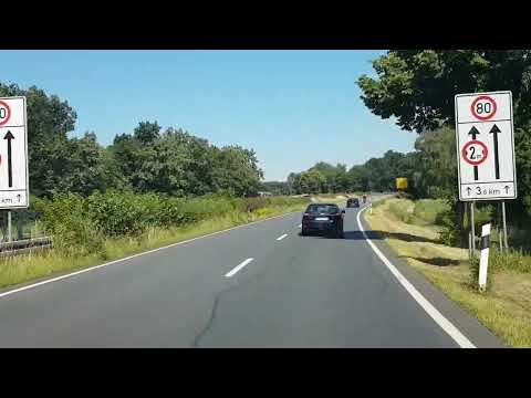 Fahrt von Garbsen nach Neustadt am Rübenberge im Landkreis Region Hannover in Niedersachsen