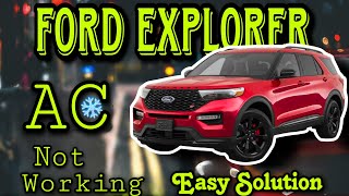 Ford Explorer ac not working easy solution.