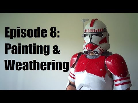 Making Clone Trooper Armor - Episode 8 - Painting and Putting On the Armor