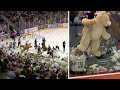35,000 Teddy Bears Are Tossed Onto Pennsylvania Hockey Rink for a Good Cause